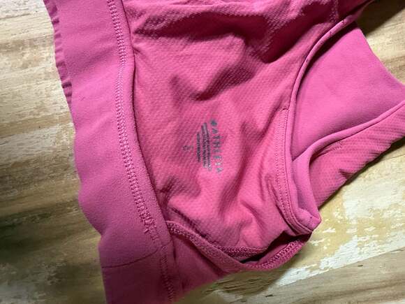 Athleta Pink Strappy Back Sports Bra pink size large - Picture 3 of 4